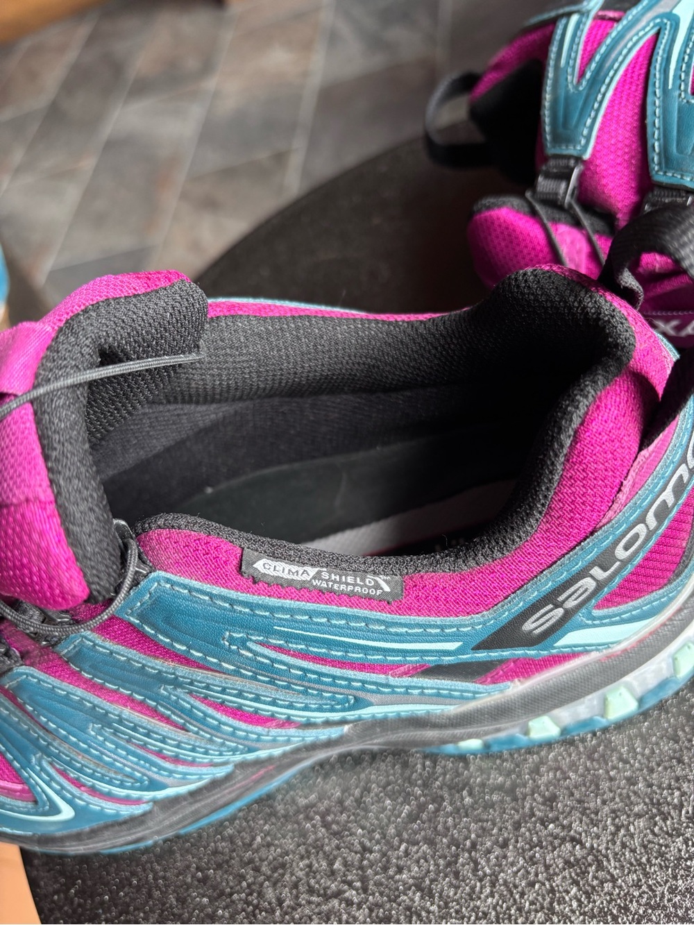 Salomon XA Pro 3D CS WP W Womens 8.5 Waterproof Trail Shoes NWT L36678300 - Picture 7 of 10